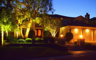 Front Yard and Down Garrage LED Lightings