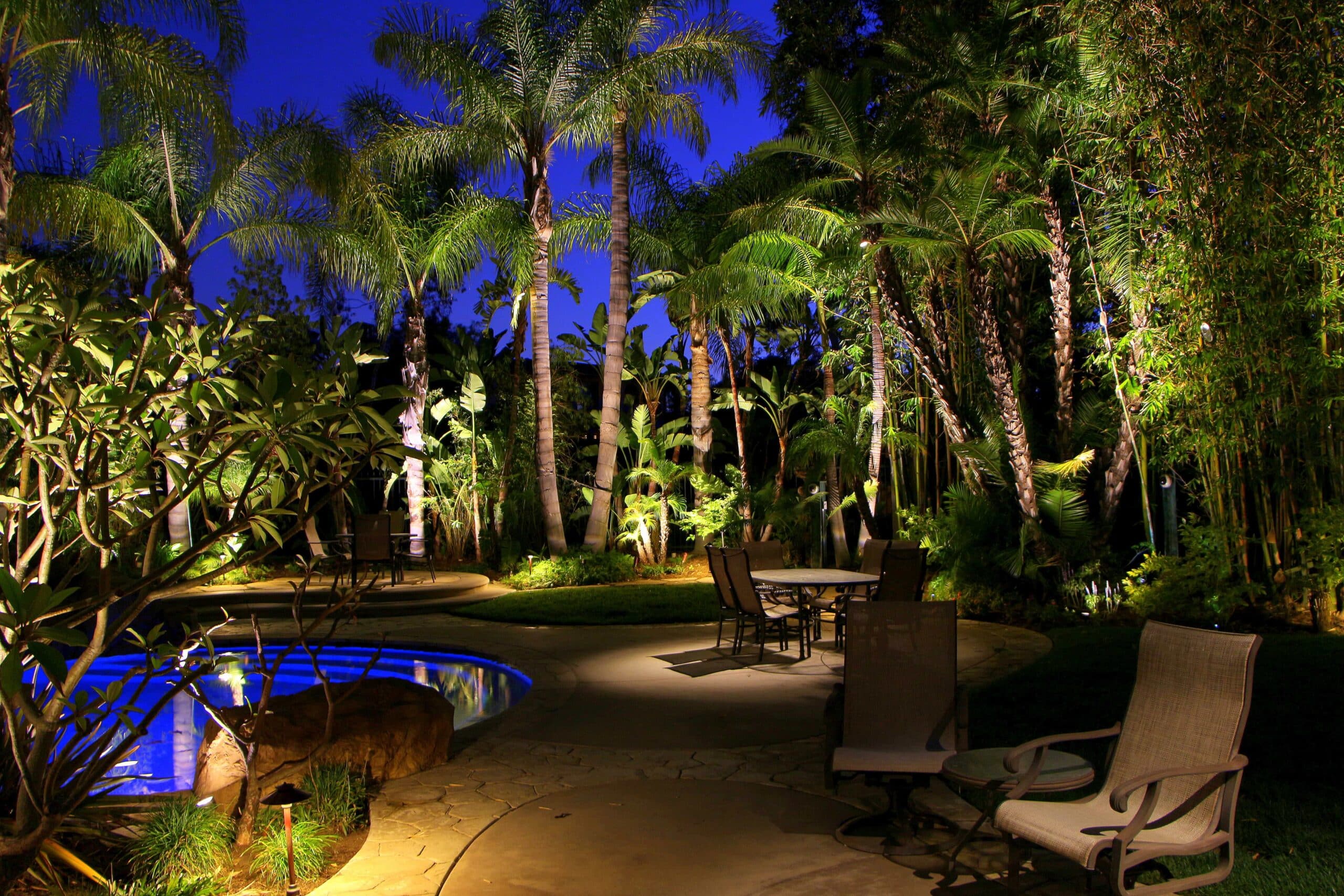 Landscape Maintenance and Installation Lighting Service