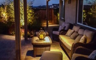 Outdoor Patio Lighting for Oceanside Home