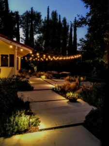 Outdoor String Lights Hung