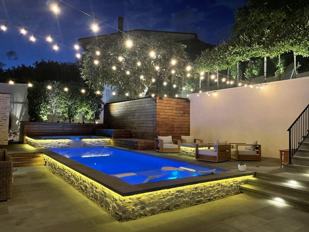 pool and patio deck lighting ideas